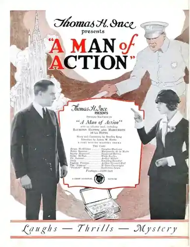 A Man of Action scene