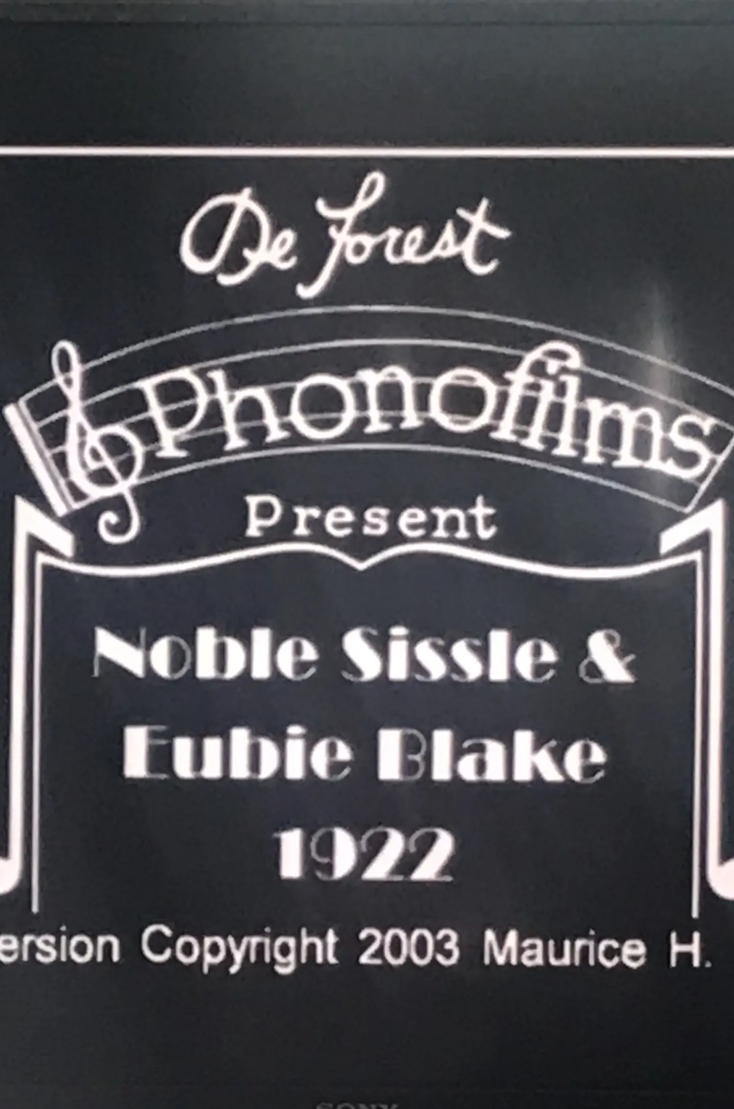 Noble Sissle and Eubie Blake Sing Snappy Songs