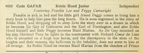 Robin Hood, Jr. scene
