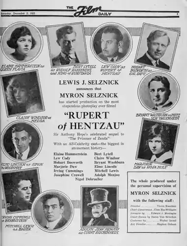 Rupert of Hentzau photo