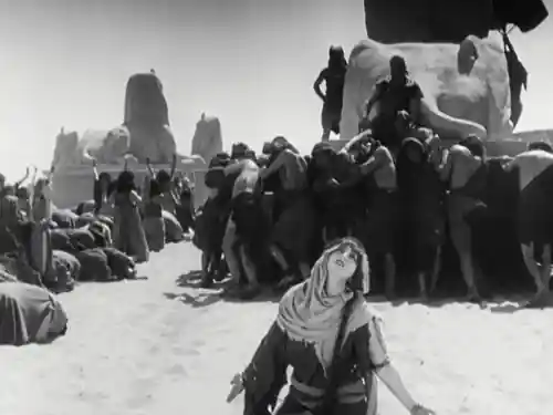 The Ten Commandments scene