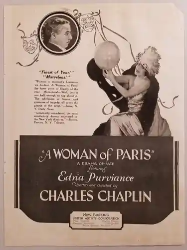 A Woman of Paris: A Drama of Fate photo