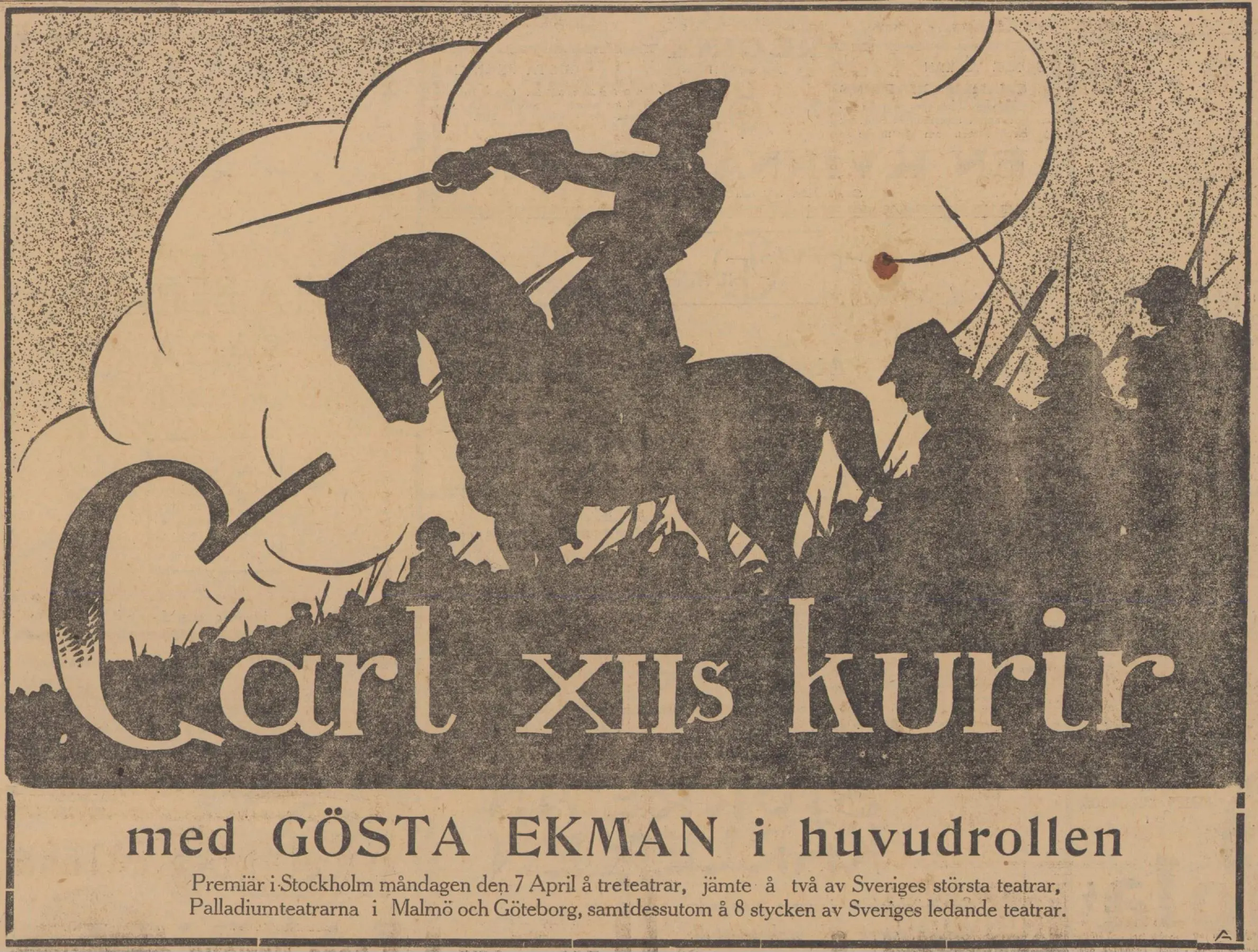 Carl XII:s kurir scene 1