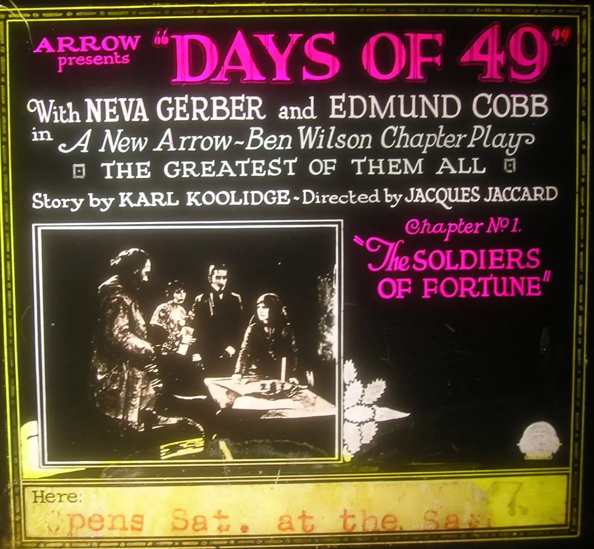 Days of '49 scene