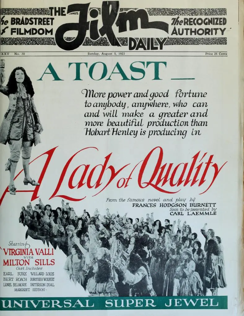 A Lady of Quality scene 1