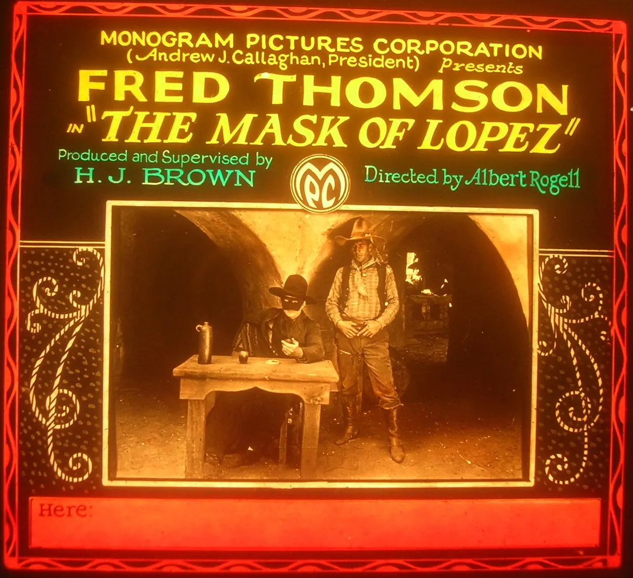 The Mask of Lopez scene 1