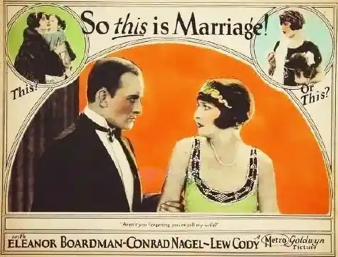 So This Is Marriage? photo