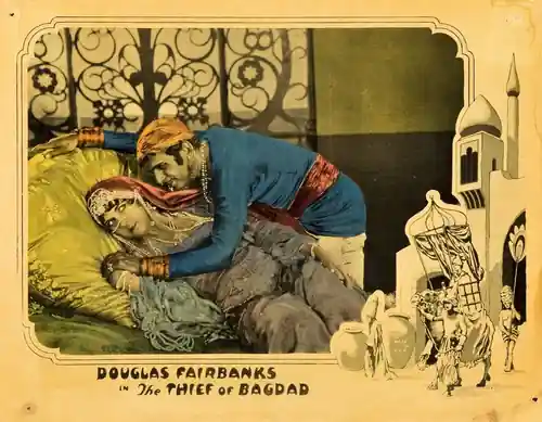 The Thief of Bagdad scene