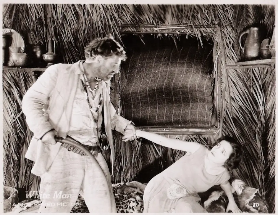 White Man scene