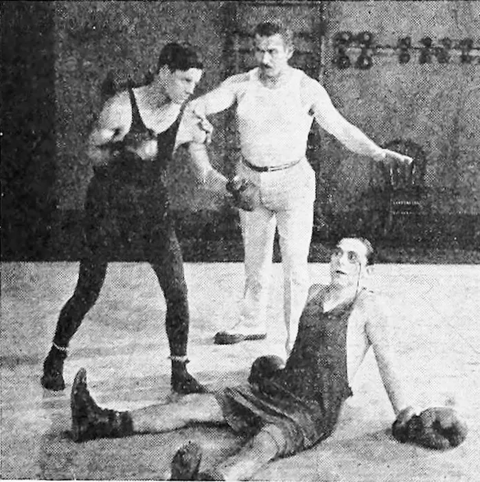The Fighting Dude scene