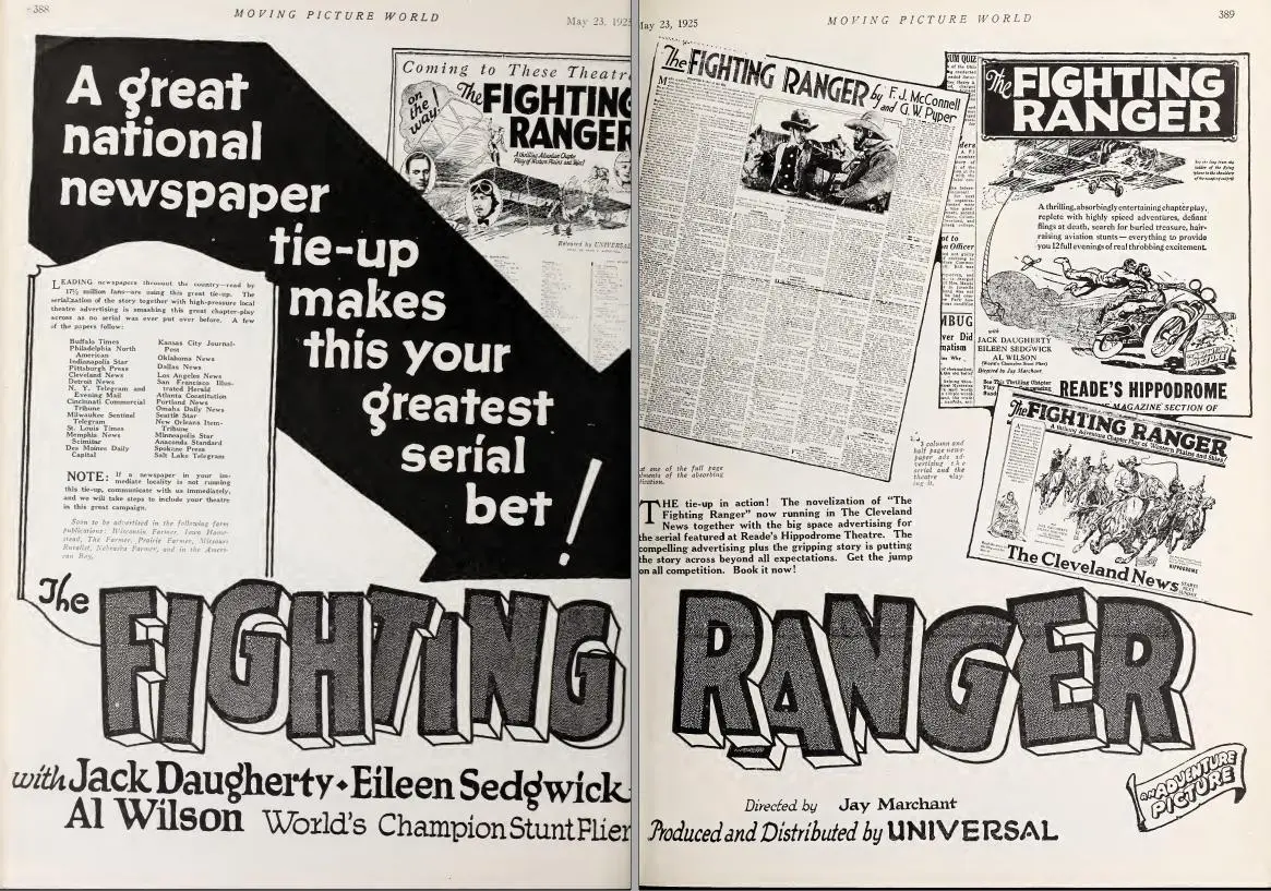 The Fighting Ranger scene