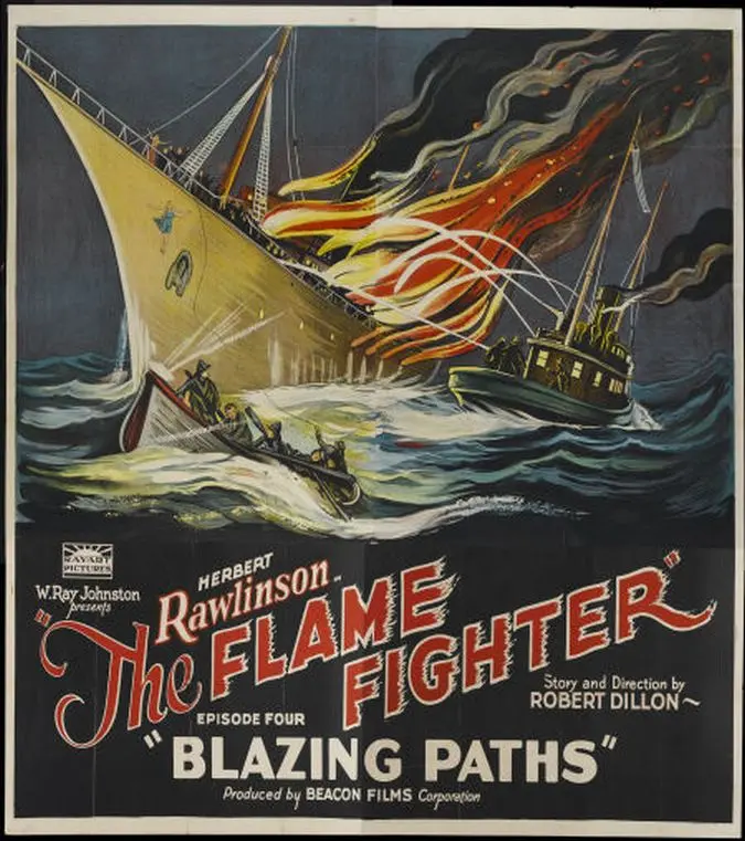 The Flame Fighter scene