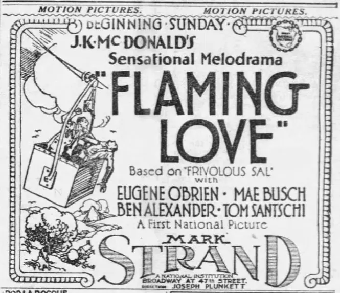 Flaming Love scene