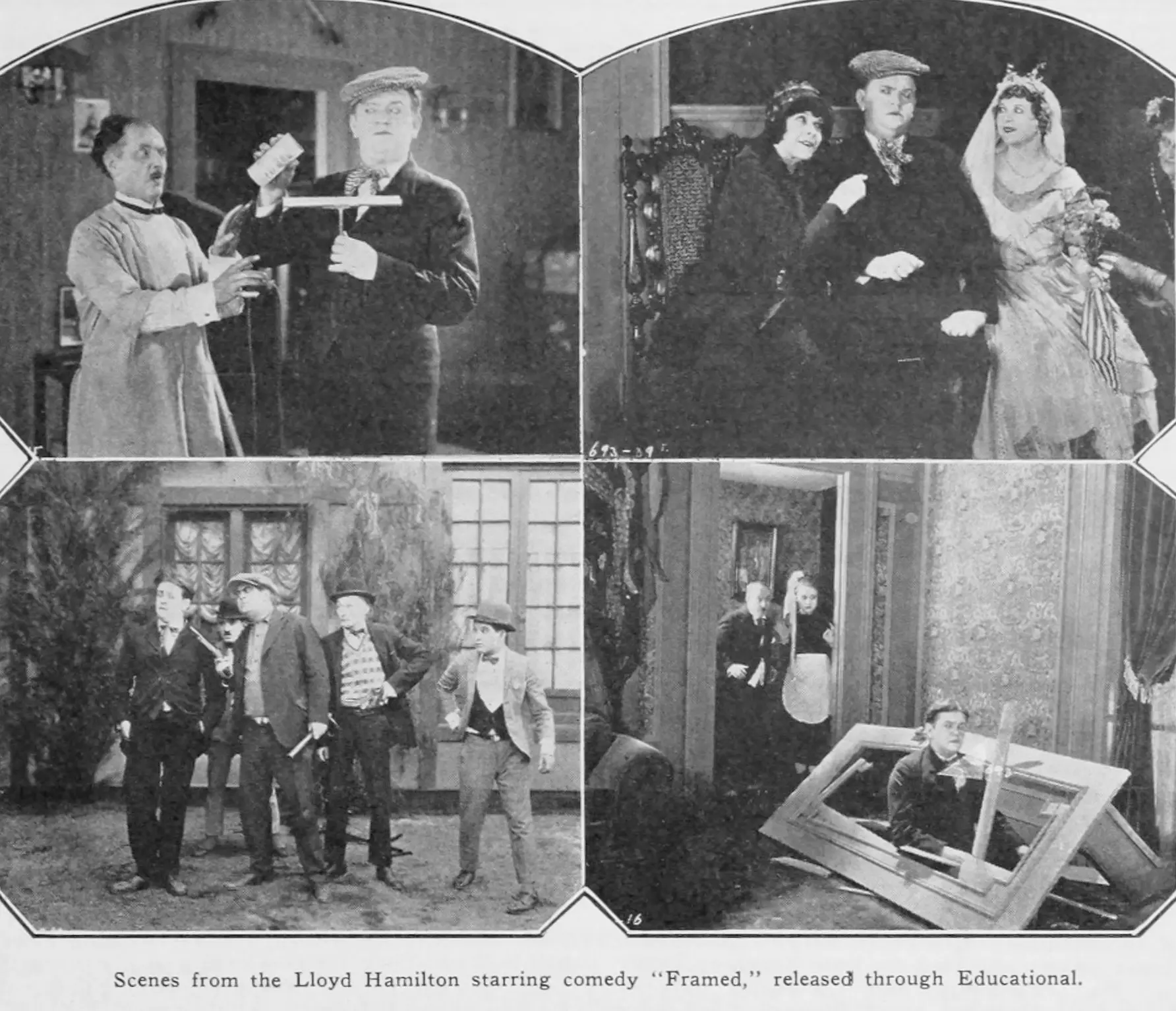 Framed scene