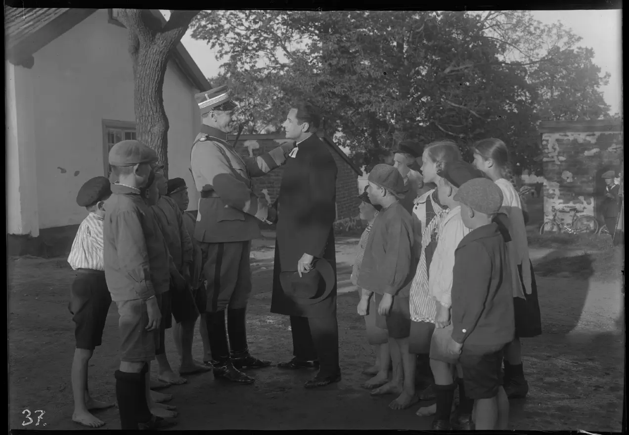 Hennes lilla majestät scene