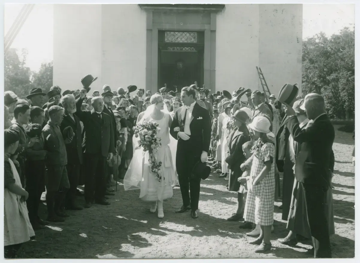 Hennes lilla majestät scene