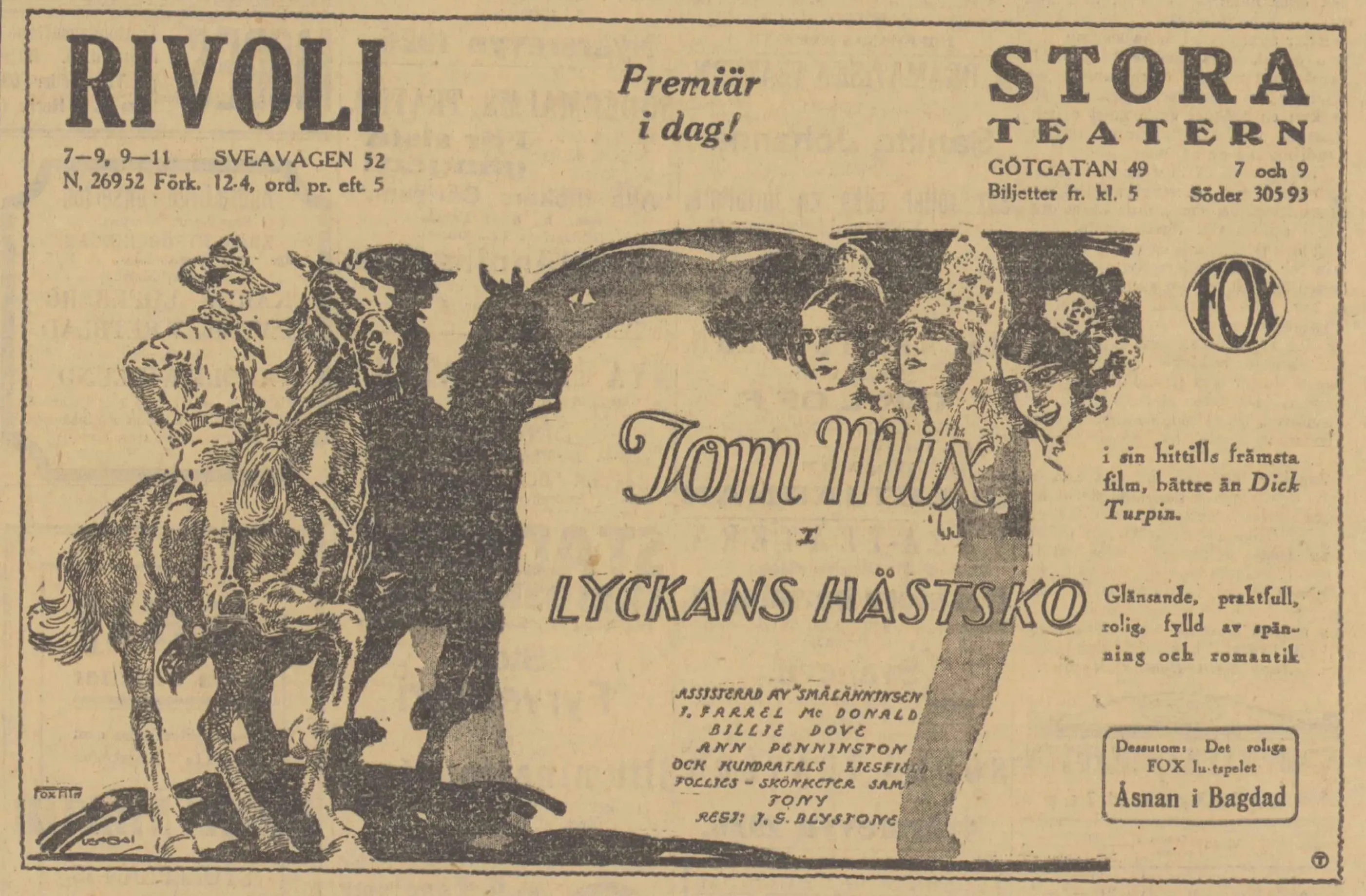 The Lucky Horseshoe scene