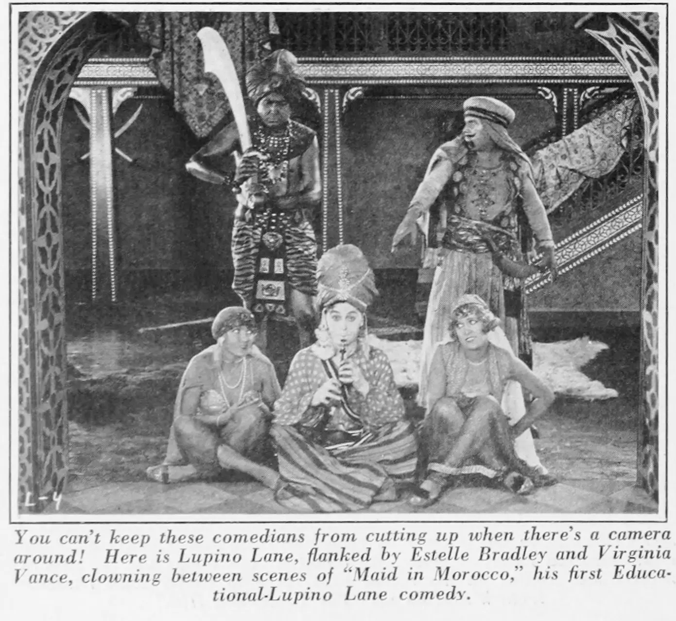 Maid in Morocco scene