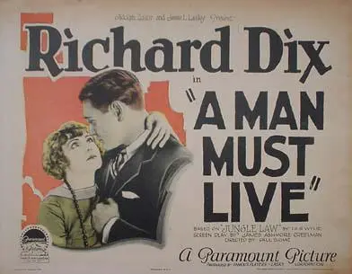 A Man Must Live scene