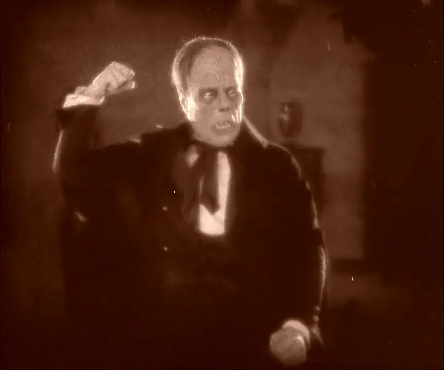 The Phantom of the Opera scene