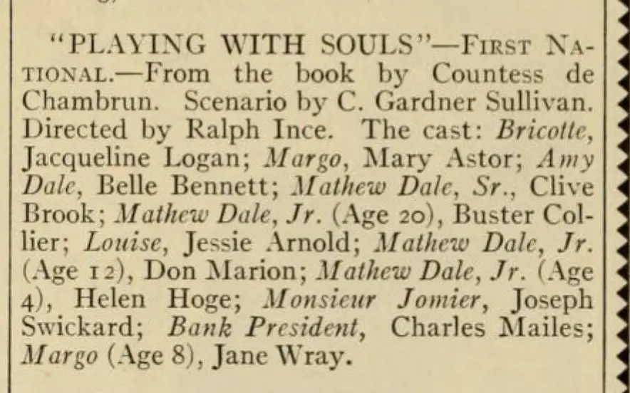 Playing with Souls scene