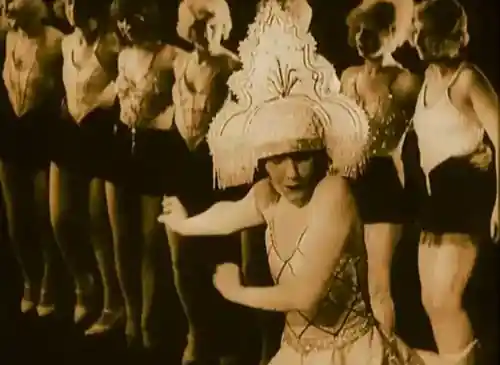 The Pleasure Garden scene