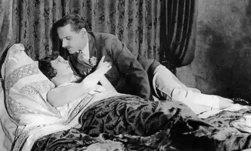 The Pleasure Garden scene