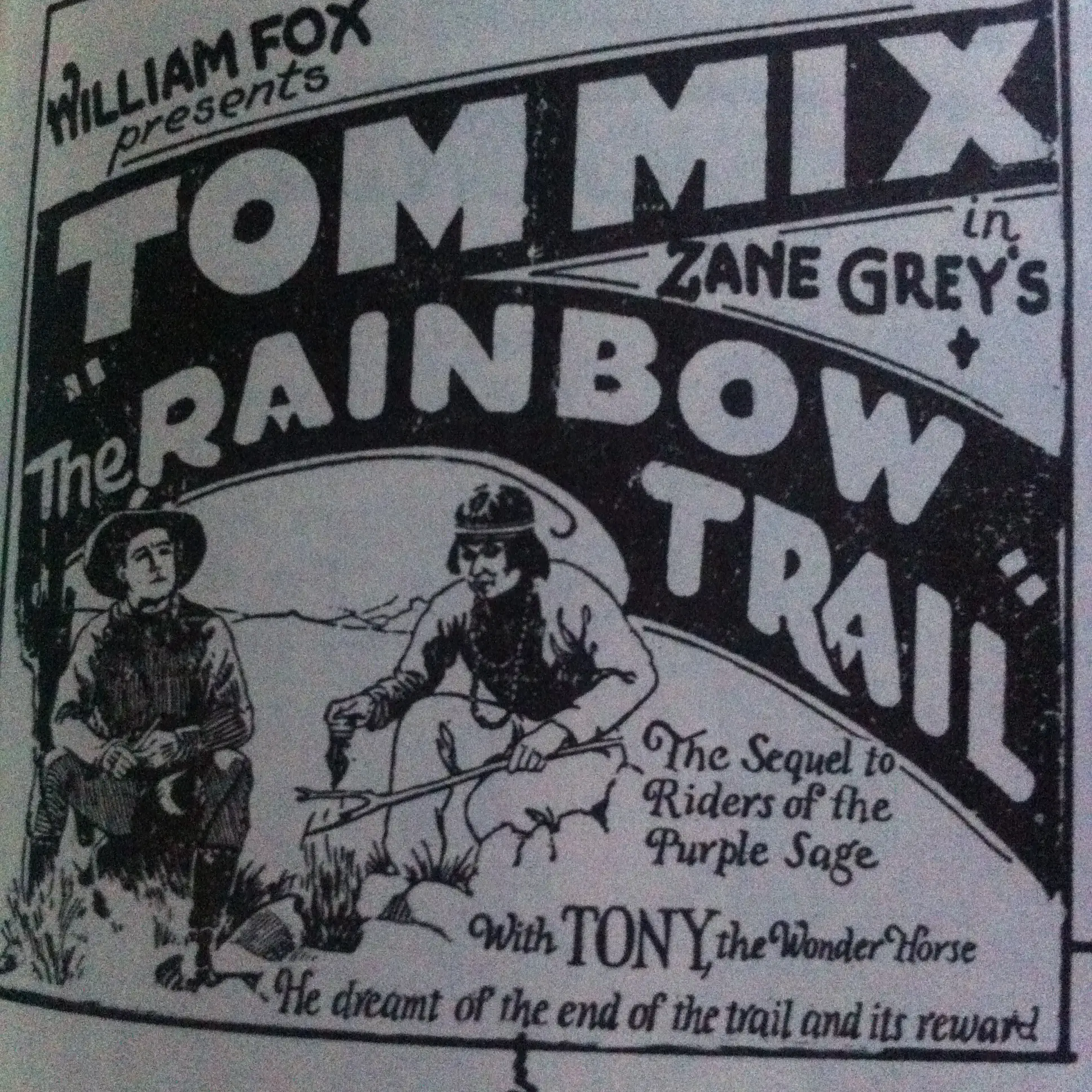 The Rainbow Trail scene