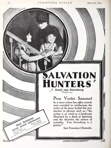The Salvation Hunters photo
