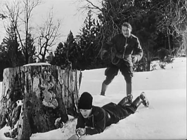 The Snow Hawk scene