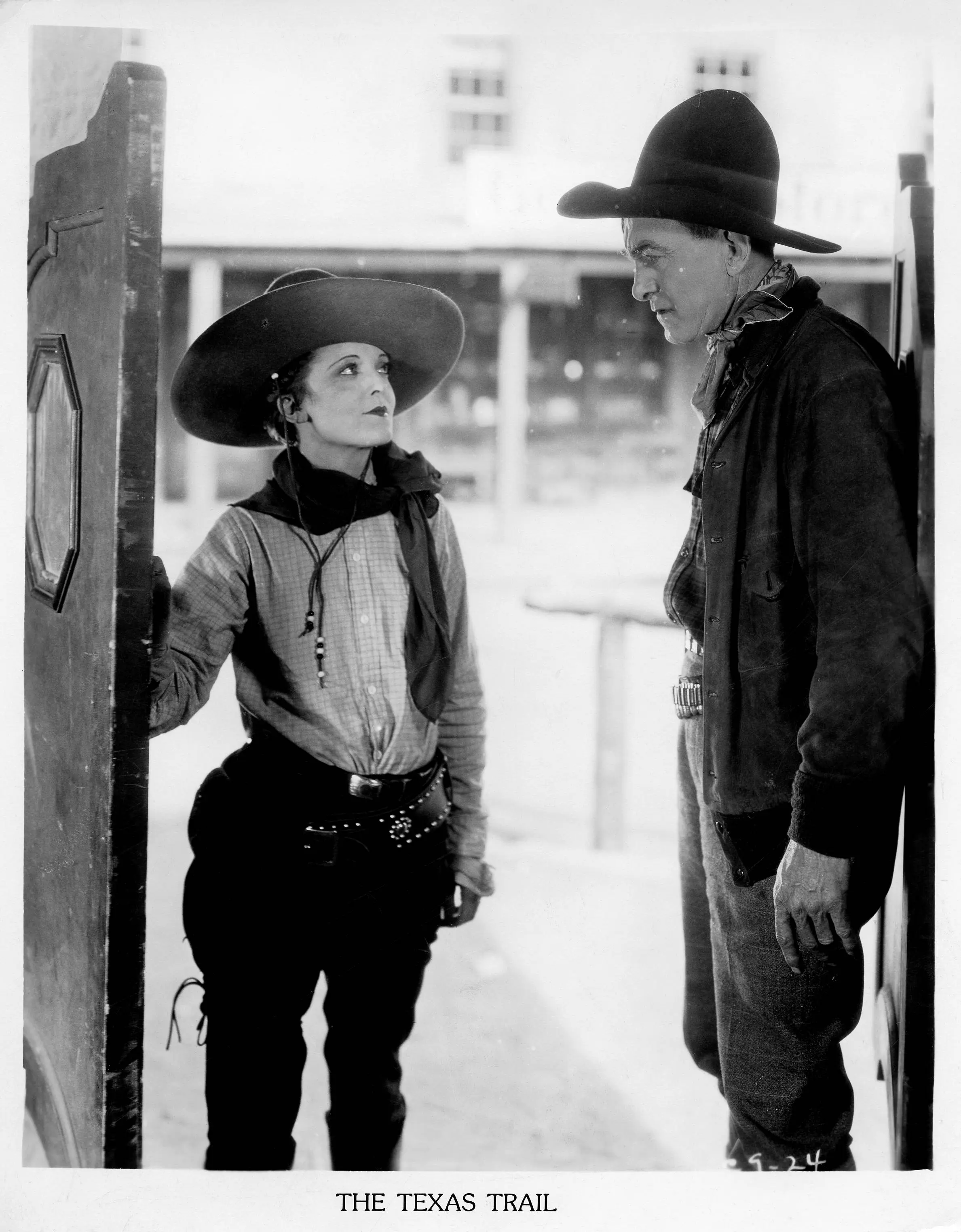 The Texas Trail scene