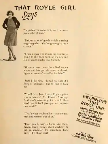 That Royle Girl photo