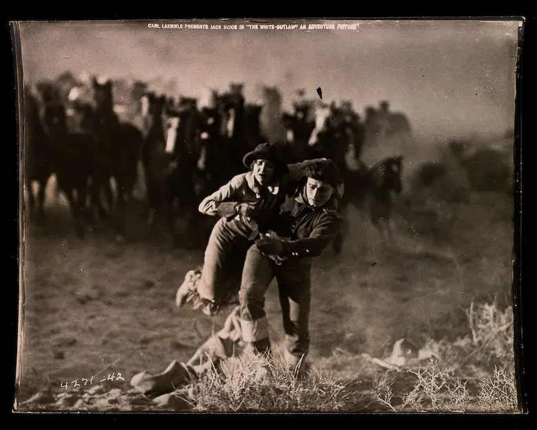 The White Outlaw scene