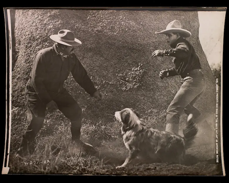 The White Outlaw scene