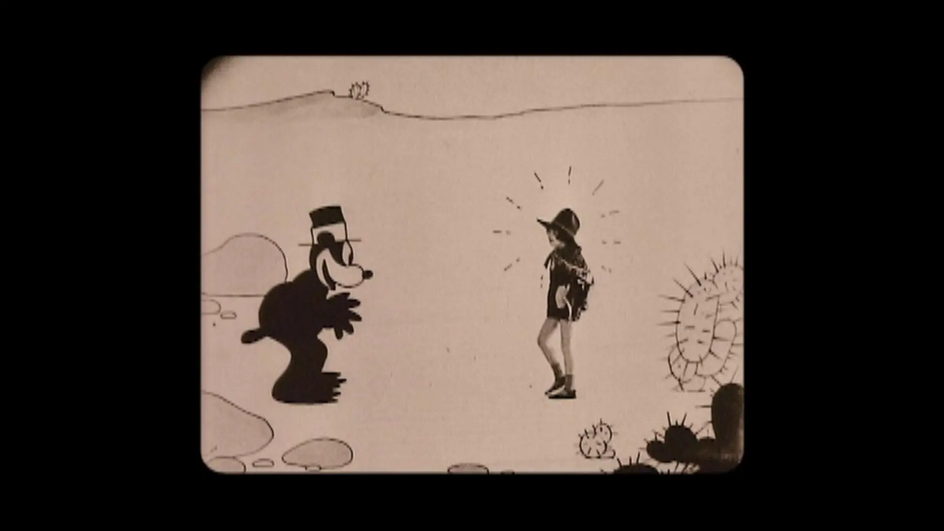 Alice in the Wooly West scene