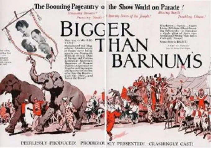 Bigger Than Barnum's scene