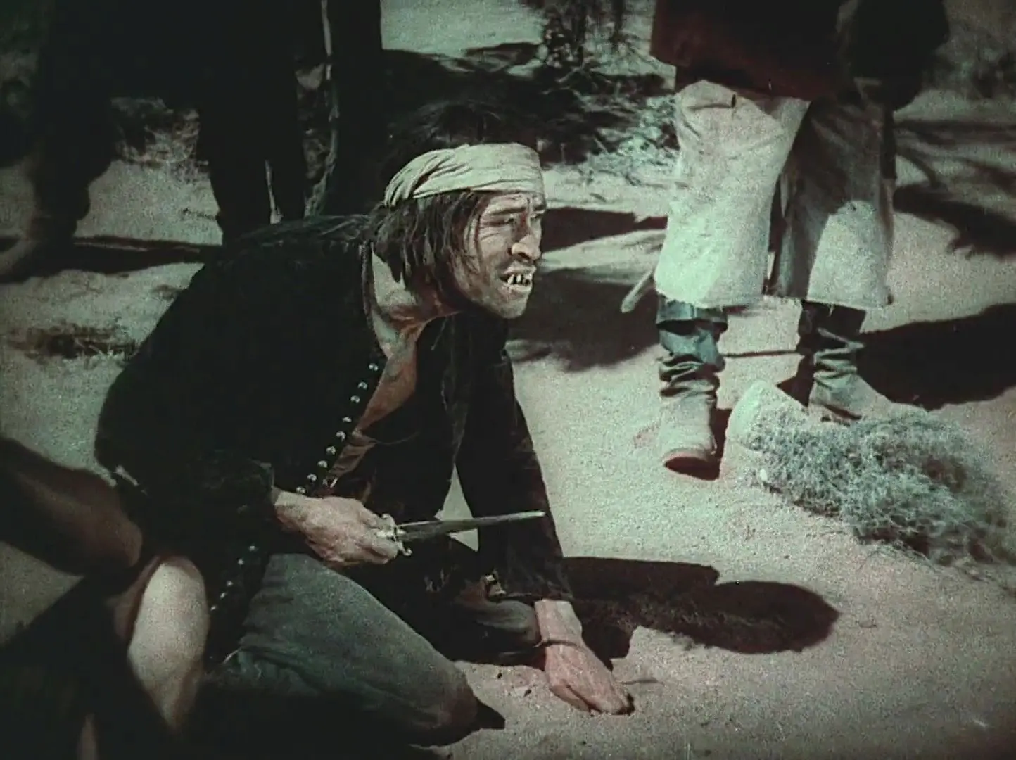The Black Pirate scene