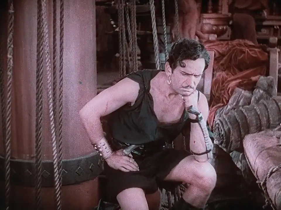 The Black Pirate scene