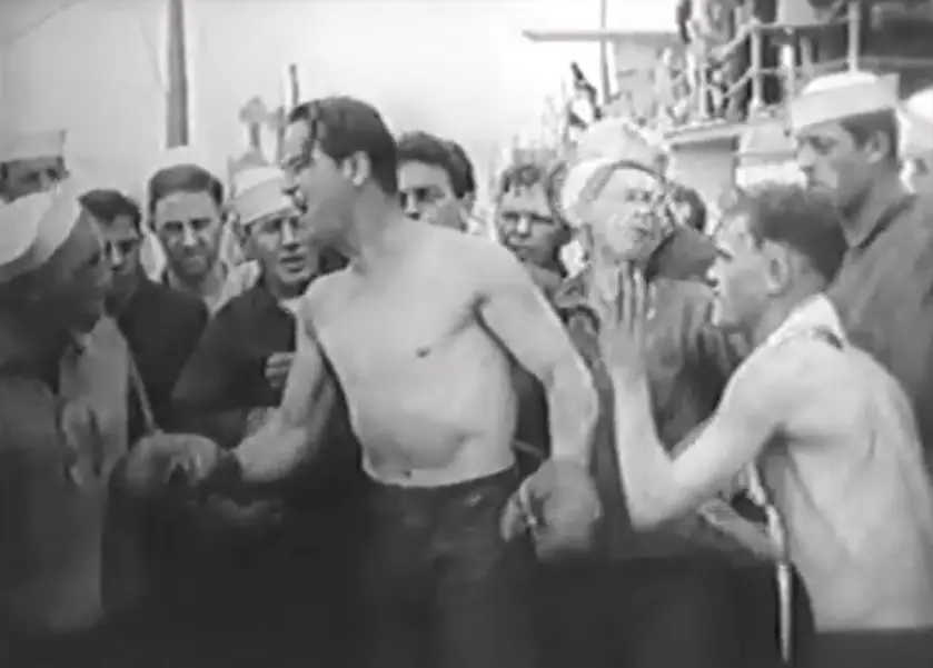 The Blue Eagle scene