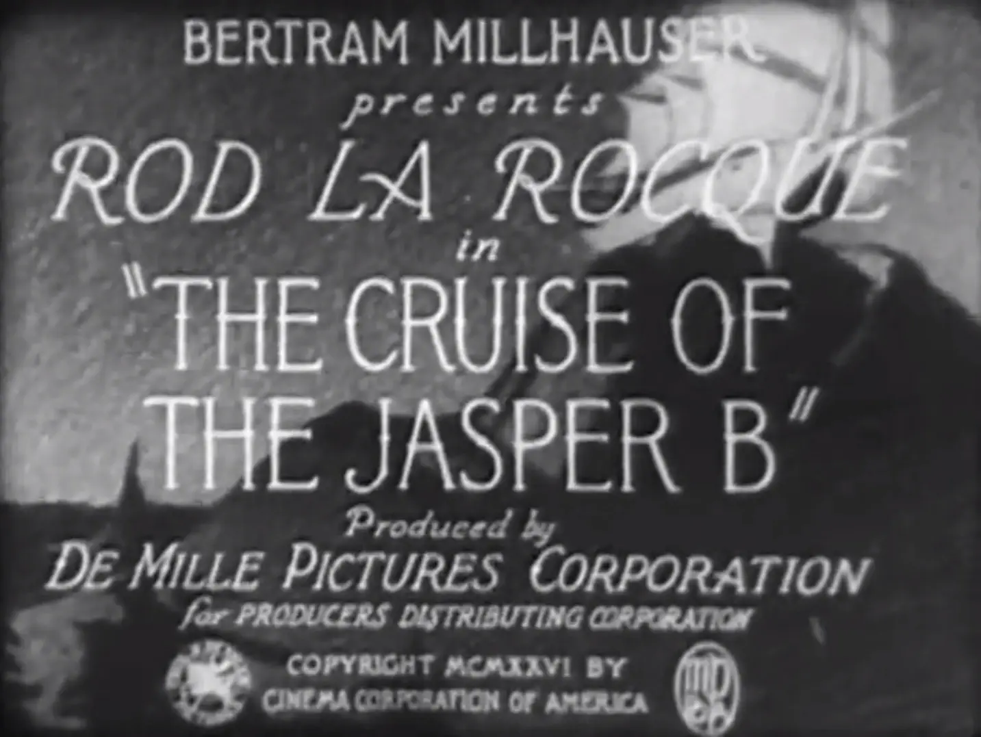 The Cruise of the Jasper B scene