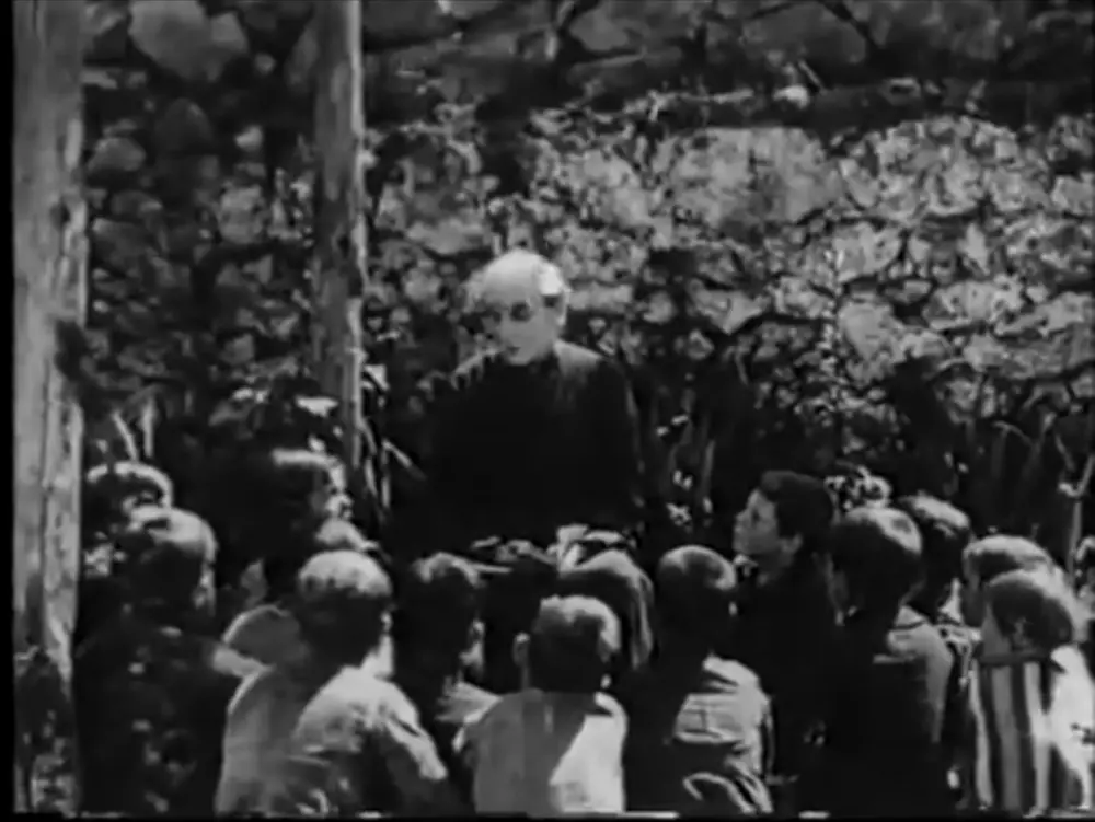 El cura de aldea scene