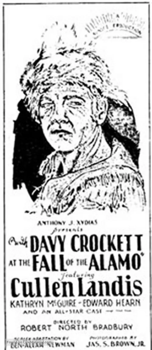 With Davy Crockett at the Fall of the Alamo scene