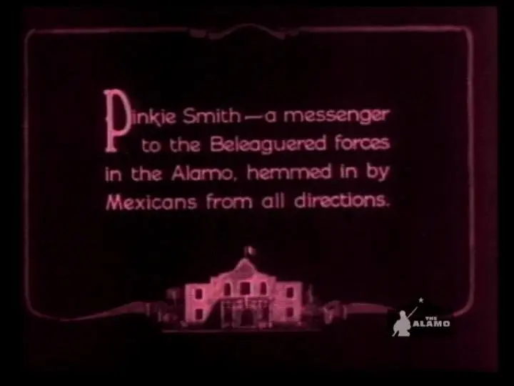 With Davy Crockett at the Fall of the Alamo scene