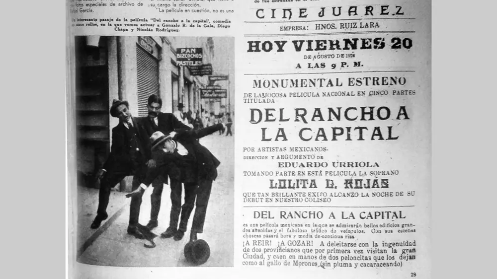 Del rancho a la capital scene