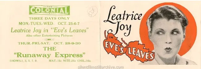 Eve's Leaves scene