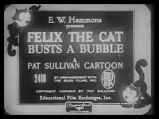 Felix the Cat Busts a Bubble scene