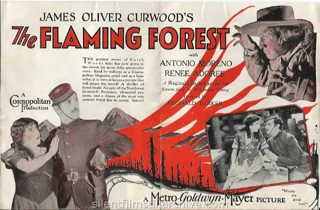 The Flaming Forest scene