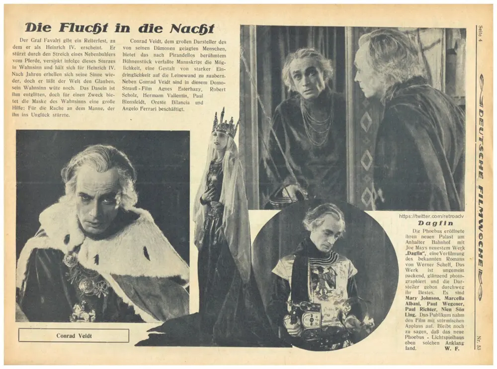 Die Flucht in die Nacht scene