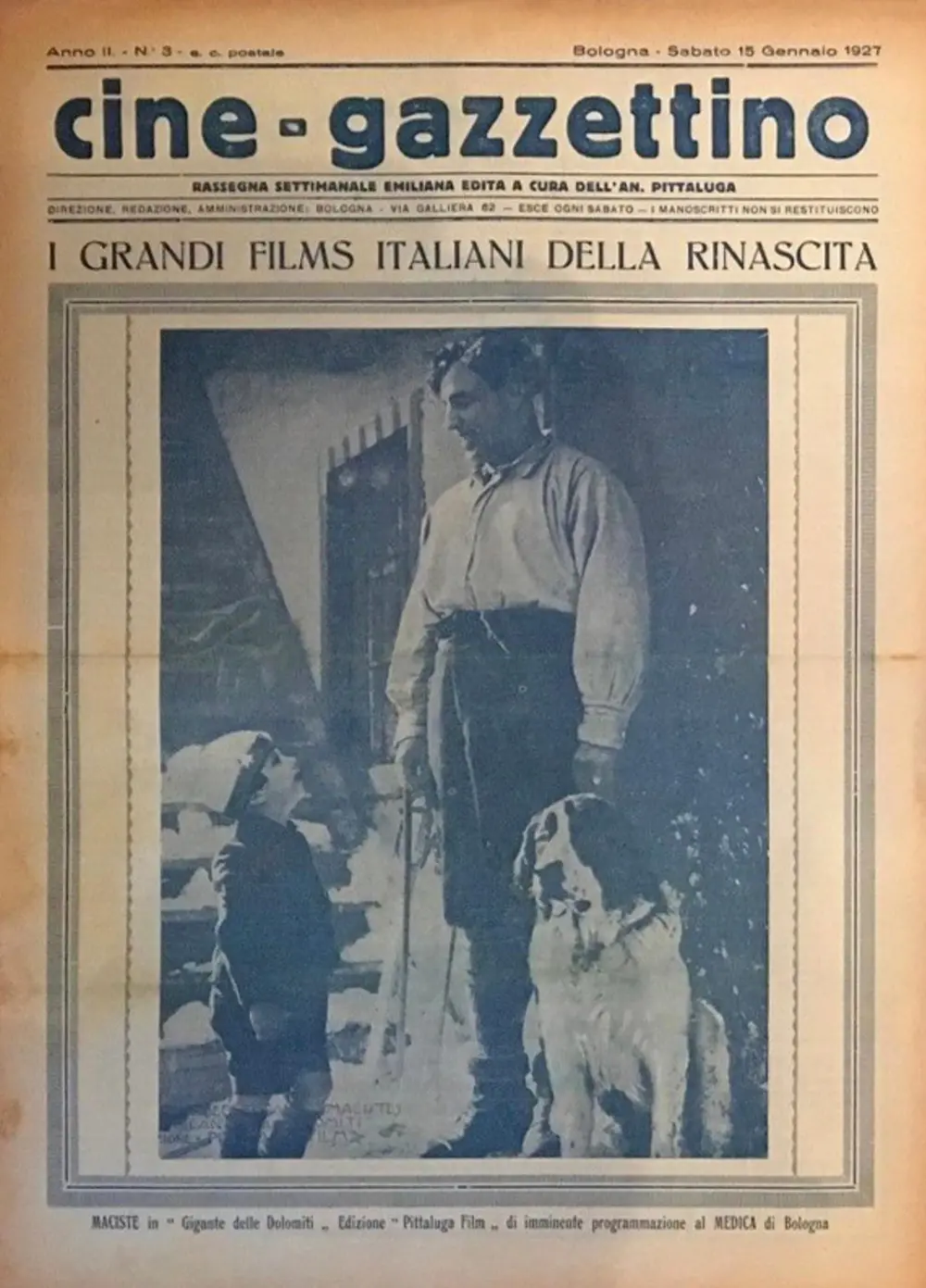 Il gigante delle Dolomiti scene