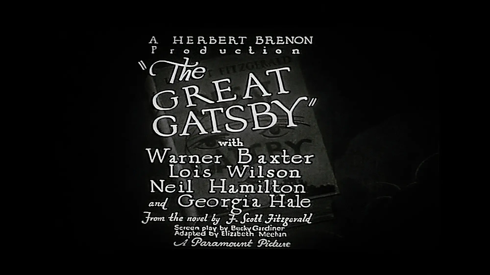 The Great Gatsby scene